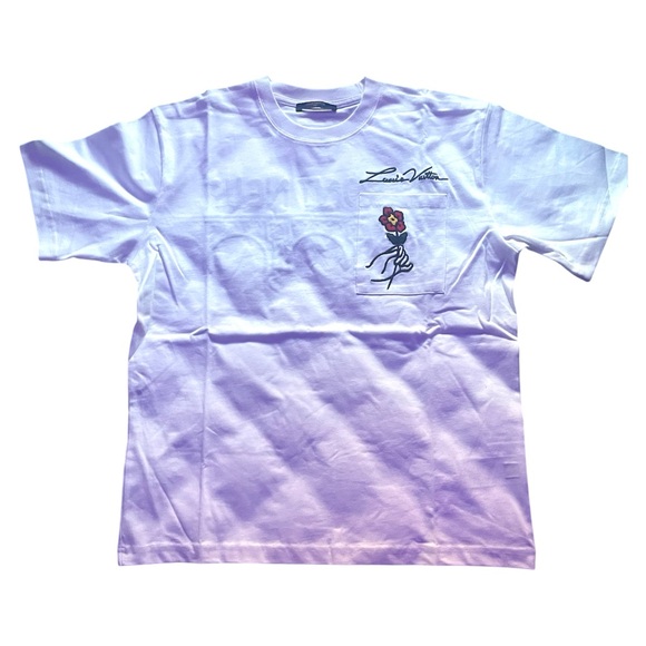 Louis Vuitton LV Men’s Pont Neuf White Shirt Size L Pre-Owned - Picture 1 of 4
